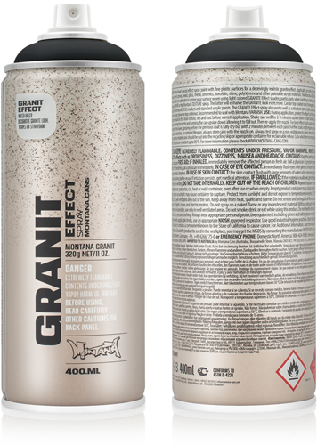 Montana Montana Effect Spray 400 ml Graniet Zwart