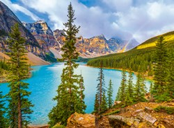 Castorland puzzel Moraine Lake Banff Canada 2000 stukjes puzzel