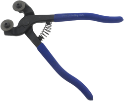Hobby & Crafting Fun mozaïek tang blauw - mozaïek gereedschap 20 cm
