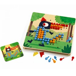 Djeco pedagogisch spel Mosaïco rigolo