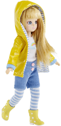 Lottie pop Muddy Puddles regenjas en laarzen speelgoed