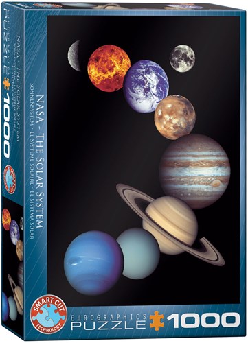 Eurographics puzzel NASA zonnestelsel - 1000 stukjes educatief speelgoed-2
