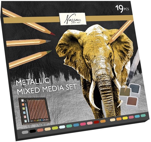 Nassau Nassau Mixed Media Set Metallic