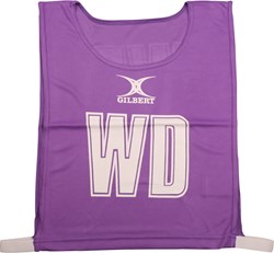 Gilbert netbal hesjes - Medium - paars - sportkleding team