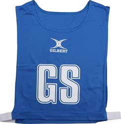 Gilbert netbal hesjes - Small - Royal blauw voor teamsport