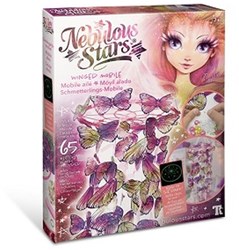 Nebulous Stars glitter mobiel - creatieve kamerdecoratie met lichtgevende kralen