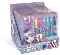 Nebulous Stars haarpotloden glitter krijt voor kinderen regenboog effect