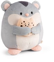 Nici knuffel hamster Shai 27cm pluche speelgoed met koekje
