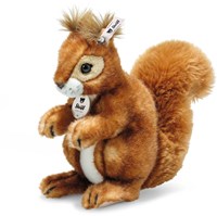 Steiff knuffel eekhoorn Niki pluche roodbruin 21 cm - zachte knuffel-2