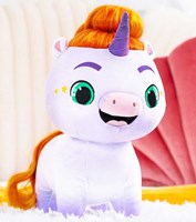Basic Fun knuffel narwal Ollie 30cm - zachte pluche speelgoed-2
