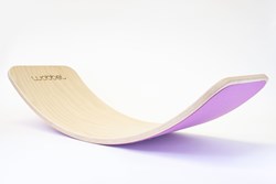 Wobbel Original blank gelakt vilt poeder roze