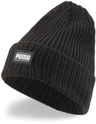 Puma muts Ribbed Classic Beanie - zwart - unisex - warme wintermuts