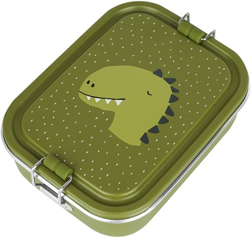 Trixie brooddoos lunchbox Mr. Dino - RVS - Groen - Kinderen-3