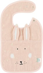 Trixie slabbetje baby - biologisch katoen - Mrs. Rabbit - roze