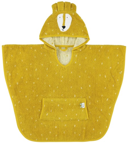 Trixie poncho badcape kind biologisch katoen Mr. Lion geel