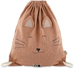 Trixie gymtas - turnzak voor kinderen Mrs. Cat - waterafstotend - roze