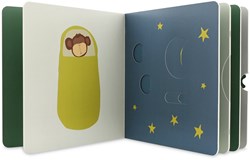 Trixie schuifboekje camping - interactief kartonnen babyboek dieren