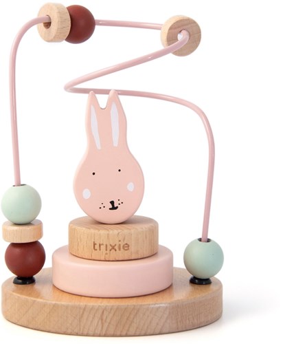 Trixie houten kralenframe - educatief speelgoed Mrs. Rabbit konijn FSC