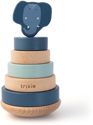 Trixie Houten stapeltoren - Mrs. Elephant