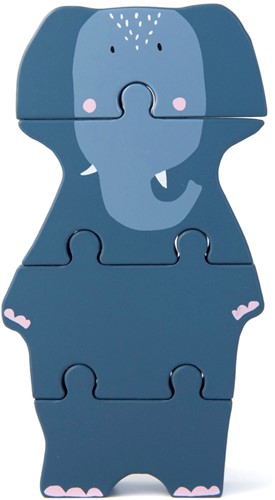 Trixie Houten dierenvormpuzzel - Mrs. Elephant