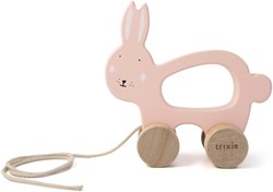 Trixie houten trekspeeltje konijn - FSC gecertificeerd - babyspeelgoed Mrs. Rabbit