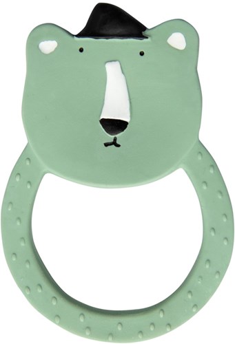 Trixie bijtring natuurlijk rubber baby Mr. Polar Bear groen