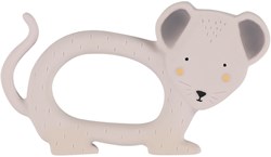 Trixie natuurlijk rubber grijpspeeltje Mrs. Mouse bijtspeelgoed baby