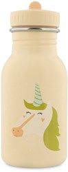 Trixie drinkfles voor kinderen - RVS waterfles 350ml - Mrs. Unicorn - lekvrij - roze