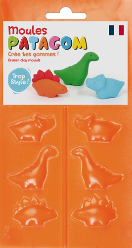 Patagom Patagom Gum Klei Mal Dinosaurussen 11,5x20,5 cm