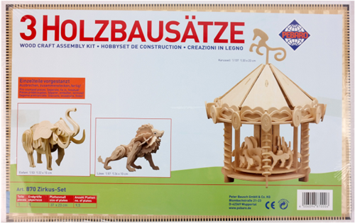 Pebaro Pebaro Houten Bouwset Circus