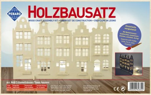 Pebaro Pebaro Houten Bouwset Grachtenpand