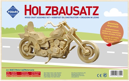 Pebaro Pebaro Houten Bouwset Motorcycle