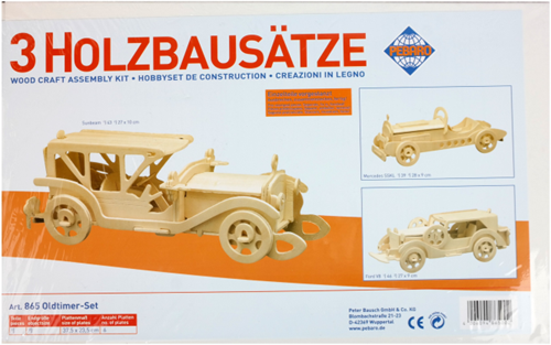 Pebaro Pebaro Houten Bouwset Oldtimers