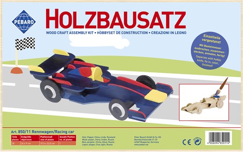 Pebaro Pebaro Houten Bouwset Race Auto