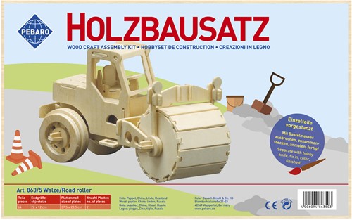 Pebaro Pebaro Houten Bouwset Wals