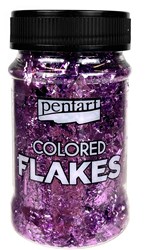 Pentart Pentart Gekleurde Folievlokken Lichtpaars 100ml