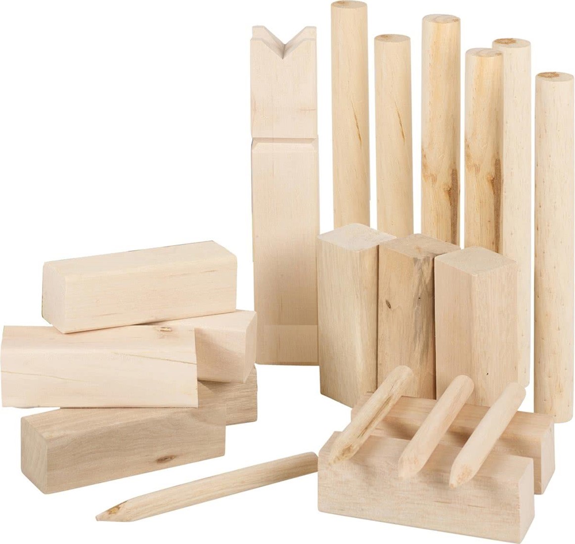 Philos buitenspel Kubb - Berkenhout