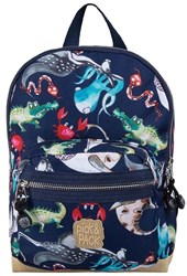 Pick & Pack dieren rugzak M navy - duurzame kinderrugzak 10 liter