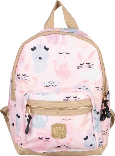 Pick & Pack schattige dieren rugzak S roze voor kinderen