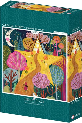 Pieces & Peace legpuzzel Celestial Forest 1000 stukjes kleurrijk-2