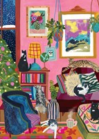 Pieces & Peace legpuzzel Cozy Cats 1000 stukjes multicolor puzzel