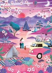 Pieces & Peace legpuzzel Escapade Printanière - 500 stukjes puzzel