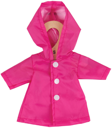 Bigjigs Roze Regenjas (voor 28cm Doll)