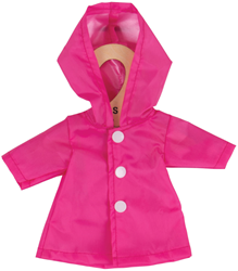 Bigjigs Roze Regenjas (voor 28cm Doll)