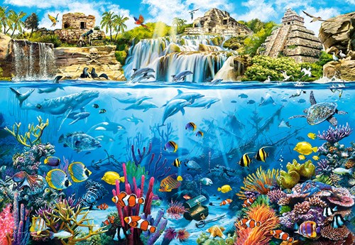 Castorland puzzel Pirate Island - 1500 stukjes legpuzzel
