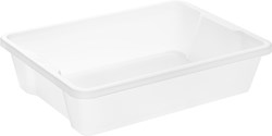 FAPI speelbak transparant voor zand en slijm 37,5x26,5x9cm speelgoed