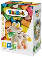PlayMais creatieve bouwset koe - meer dan 70 stukjes knutselplezier