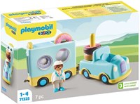 Playmobil 1.2.3 Donut Truck - Educatief Speelgoed met Stapel- en Sorteerfunctie