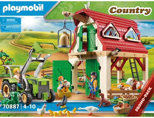 Playmobil Country Boerderij/Fokkerij voor kleine dieren Promo-Pack- 204-delig