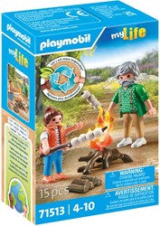 Playmobil kampvuur speelgoedset My Life marshmallows
